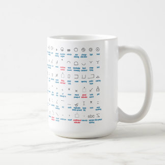 Blissymbols Basic Vocabulary mug