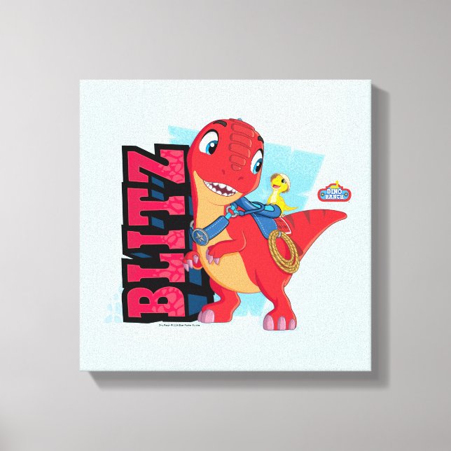 Blitz | Dino Ranch Canvas Print (Front)
