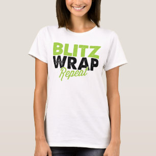 Blitz Wrap Repeat  - Ladies T-Shirt