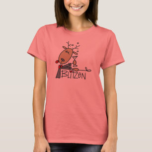 Blitzen Reindeer Christmas Tshirts and Gifts
