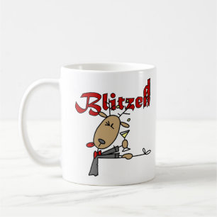 Blitzen Reindeer Funny Holiday Mug