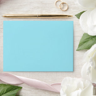 Blizzard Blue Solid Colour Envelope