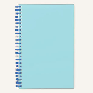 Blizzard Blue (solid colour) Notebook