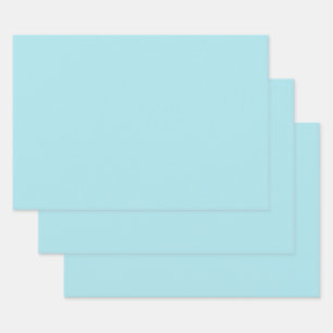 Blizzard Blue  (solid colour)   Wrapping Paper Sheet