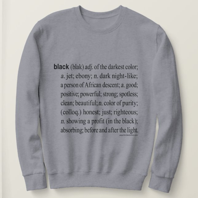 BLK DEF: Women's Basic Grey Sweatshirt (Design Front)