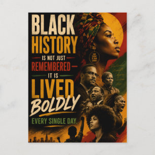 Blk Excellent Quote 2nd Holiday Postcard
