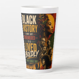 Blk Excellent Quote 2nd Latte Mug