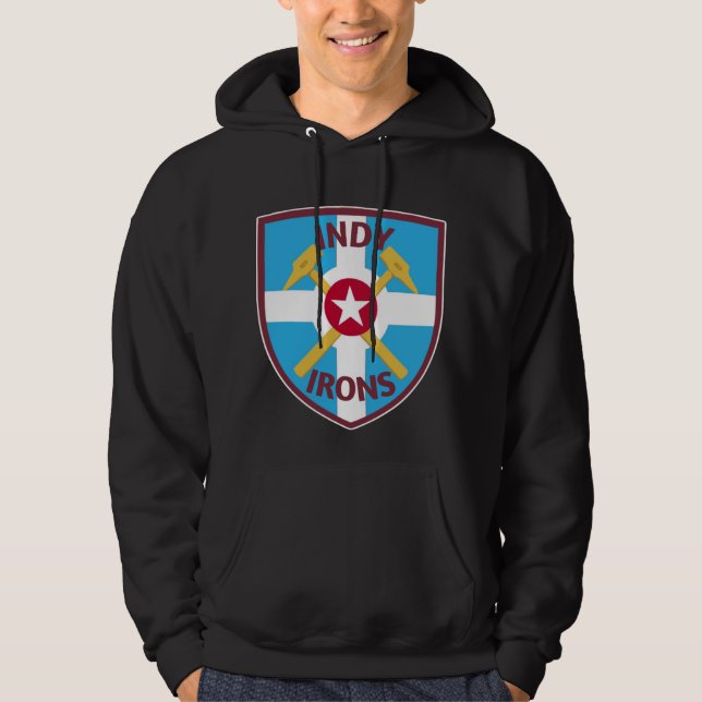 BLK hoodie Indy Irons (Front)