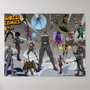 BLK Superhero's Poster