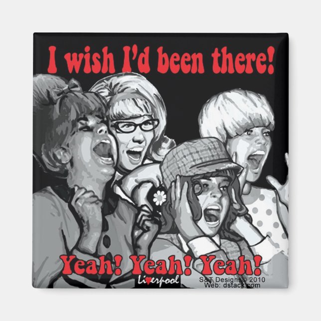 blk_wht_scream_wish magnet (Front)