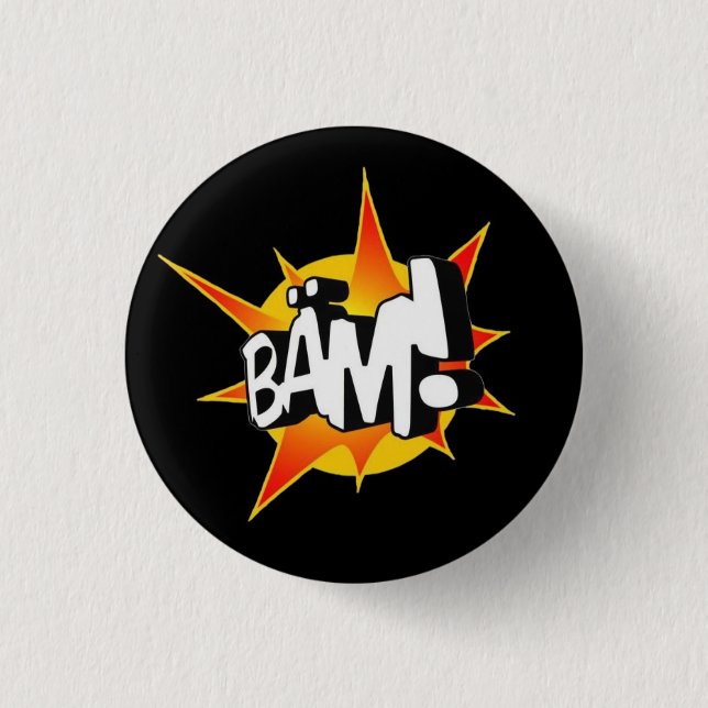 BLKbut 3 Cm Round Badge (Front)
