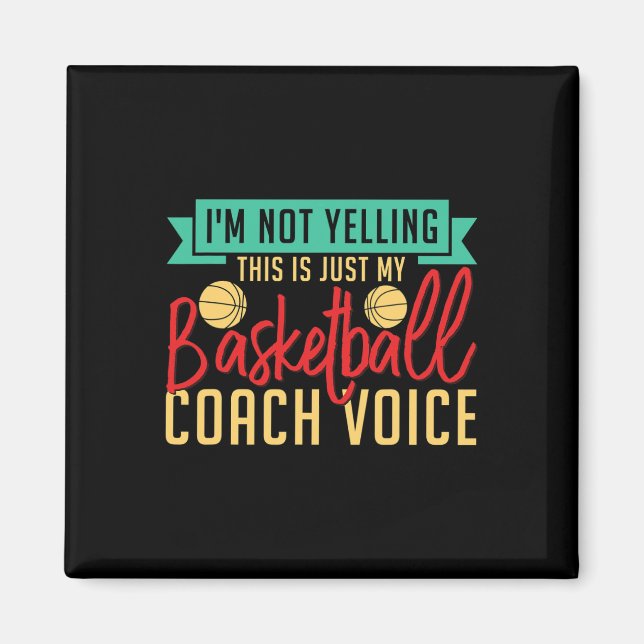 Bll This Is Just My Sketll Coach Voice  Magnet (Front)