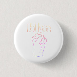 blm 3 cm round badge