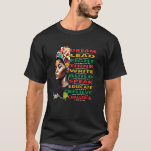 BLM Melanin Pride African American Black History T-Shirt