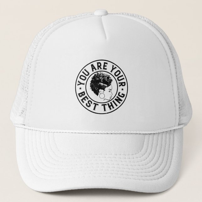 BLM - You are your best thing Trucker Hat (Front)