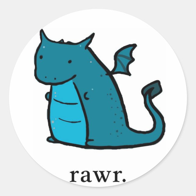 Blob Dragon Stickers (Front)