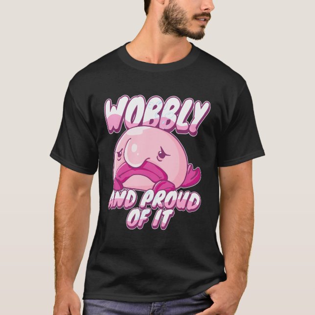 Blobfish Costume - Ugly Blob Fish Face - Funny Blo T-Shirt (Front)