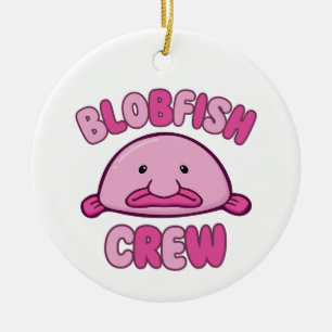 Blobfish Crew Ceramic Tree Decoration