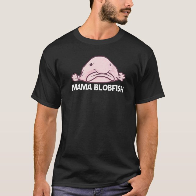 Blobfish For Women Mum Deep Sea Fish Zoo Animal T-Shirt (Front)