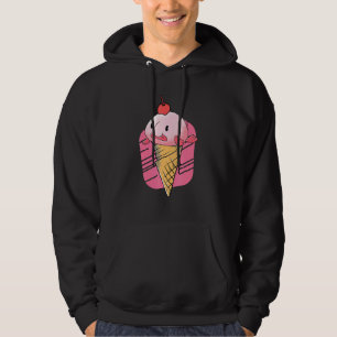 Blobfish Ice Cream Frozen Food Sea Creature Hoodie