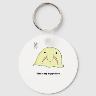 Blobfish Key Ring