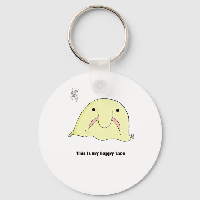 Blobfish Key Ring (Front)