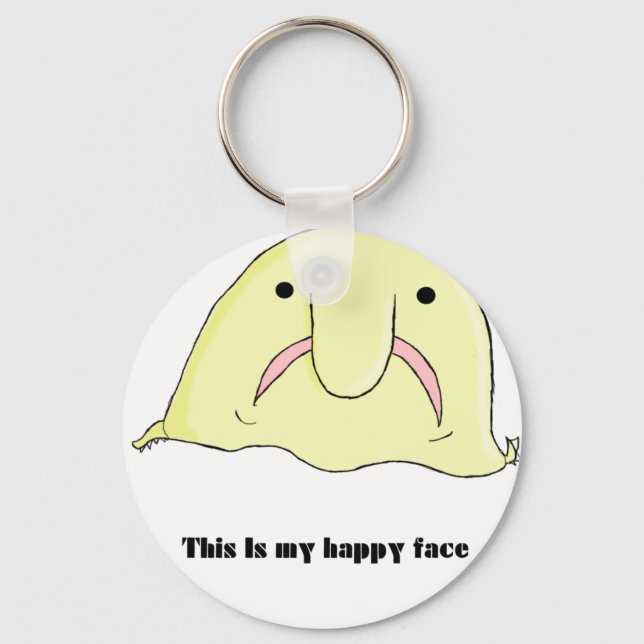 Blobfish Key Ring (Front)