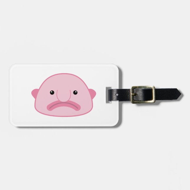 Blobfish Luggage Tag (Front Horizontal)