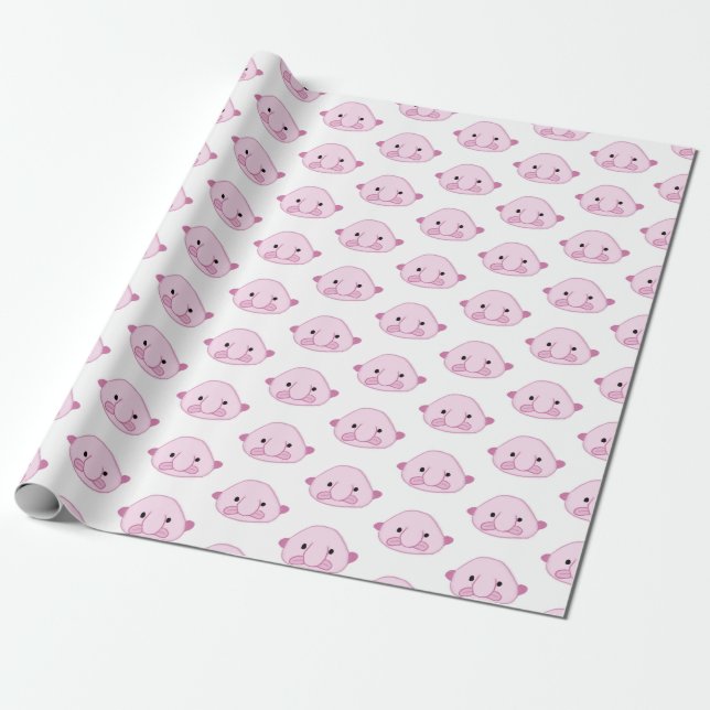 Blobfish Wrapping Paper (Unrolled)