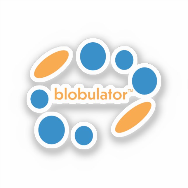 blobulator vinyl sticker  (Front)