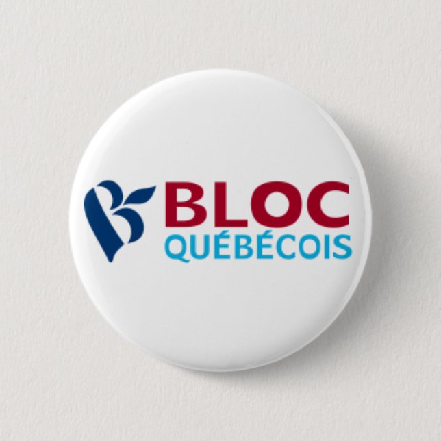 Bloc Québécois 6 Cm Round Badge (Front)
