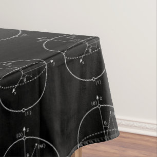 Bloch Sphere Quantum Bit (Qubit) Physics / Math Tablecloth