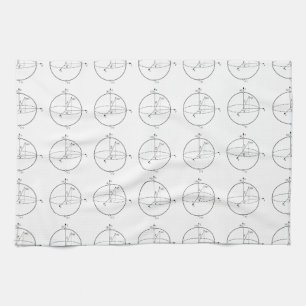 Bloch Sphere   Quantum Bit (Qubit) Physics / Math Tea Towel