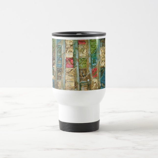 block art travel mug (Center)