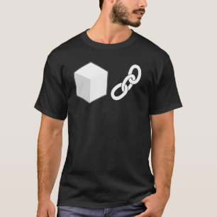 Block Chain Graphic Design T-Shirt