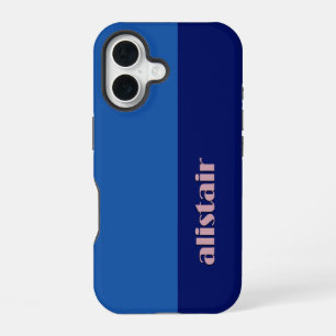 Block Colours With Personalization iPhone 16 Case