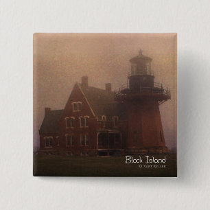 Block Island 15 Cm Square Badge