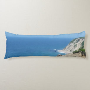 Block Island Bluffs - Block Island, Rhode Island Body Cushion