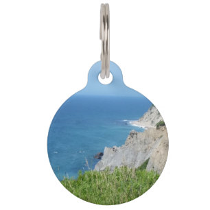 Block Island Bluffs - Block Island, Rhode Island Pet Tag