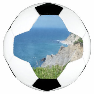 Block Island Bluffs - Block Island, Rhode Island Soccer Ball