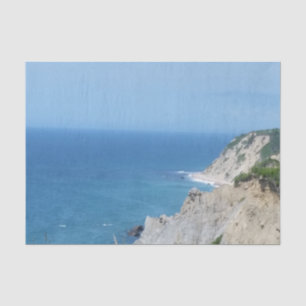 Block Island Bluffs - Block Island, Rhode Island Tissue Paper