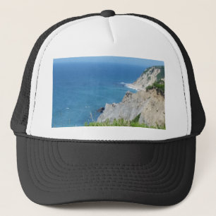 Block Island Bluffs - Block Island, Rhode Island Trucker Hat