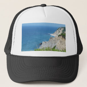 Block Island Bluffs - Block Island, Rhode Island Trucker Hat