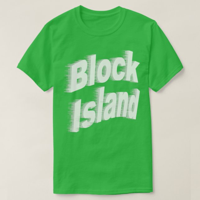 Block Island Rhode Island 3 T-Shirt (Design Front)