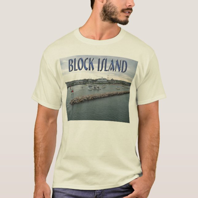BLOCK ISLAND RHODE ISLAND T-Shirt (Front)