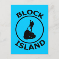Block Island Shape Inside Circle