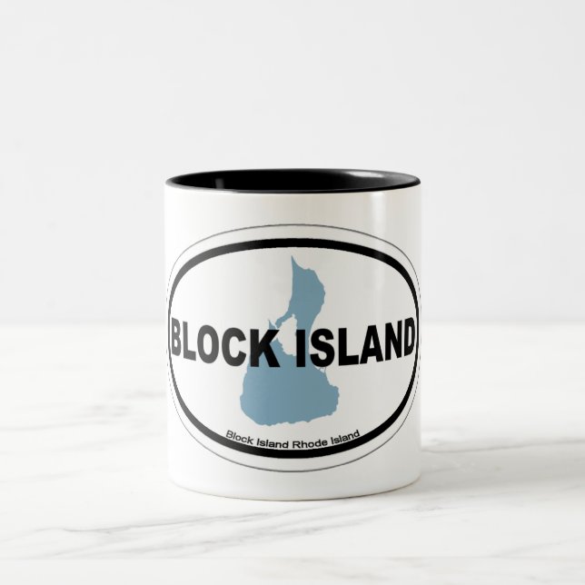 Block Island. Two-Tone Coffee Mug (Center)