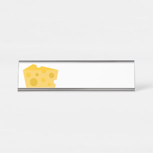 Block of Cheese Desk Name Plate
