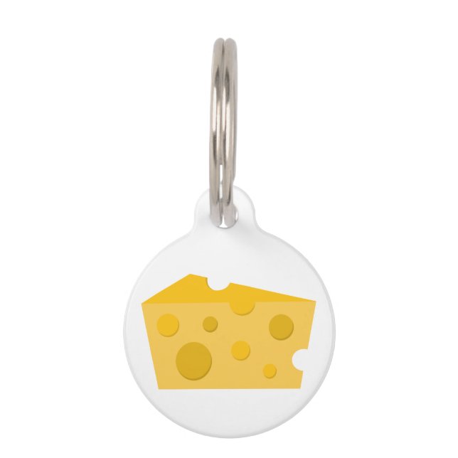 Block of Cheese Pet Tag (Front)