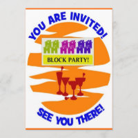 BLOCK PARTY INVITATION